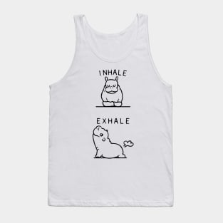 Inhale Exhale Baby Hippo Tank Top
